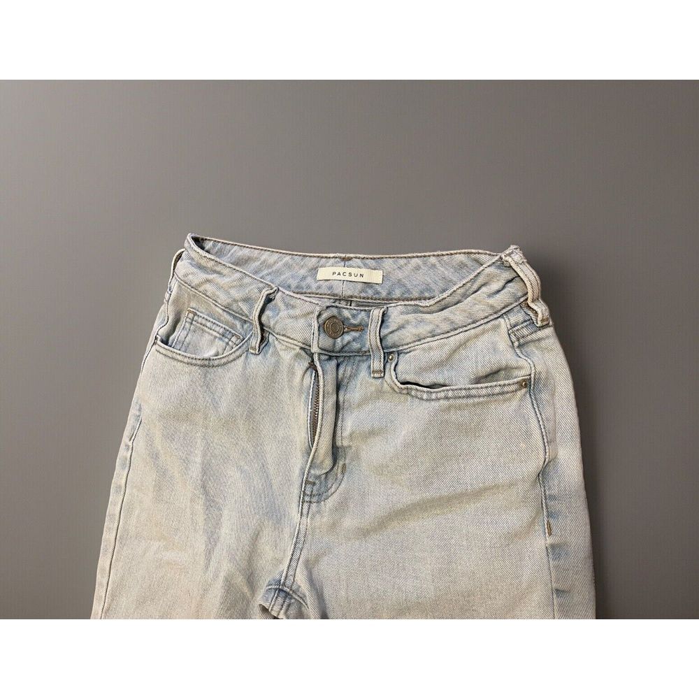 Pacsun Woman's Denim Highrise Light Wash Jeans Straight 90's Style -23